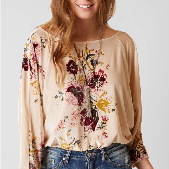 Free People Women’s Velvet Slouchy Babe Bodysuit - Picture 6 of 8